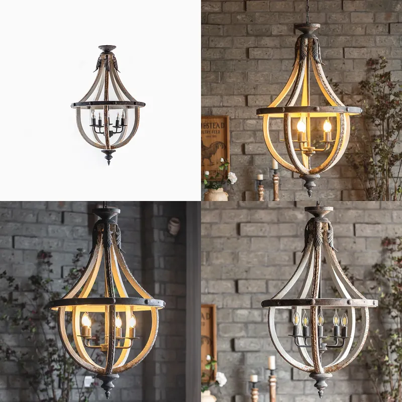 Lighting Glass Photography - Vintage Wrought Iron Chandelier with Solid