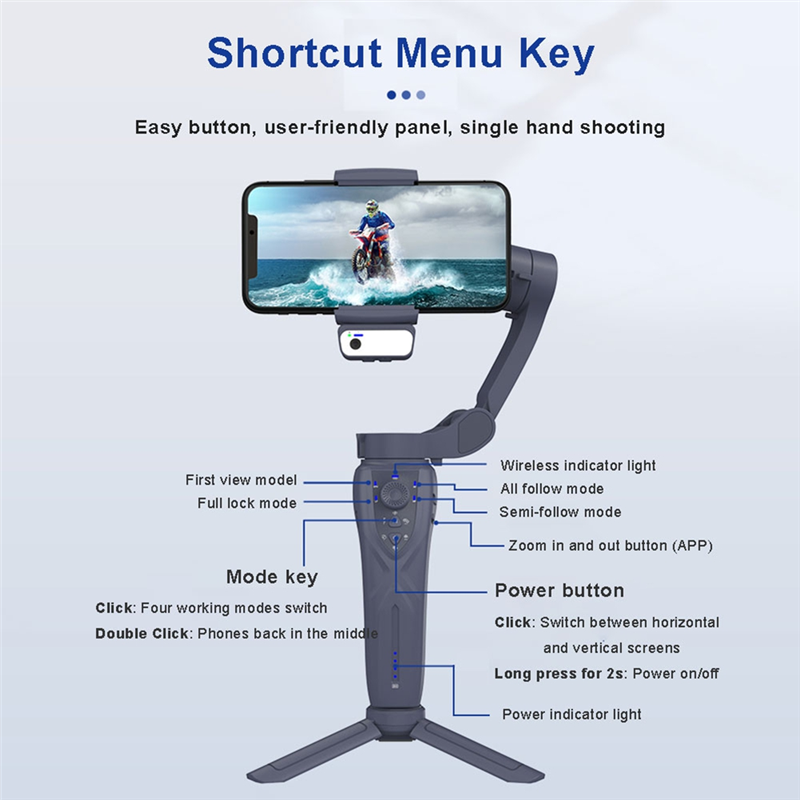 A52T F12 3-Axis Gimbal Stabili - Photography Lighting Ai review and price