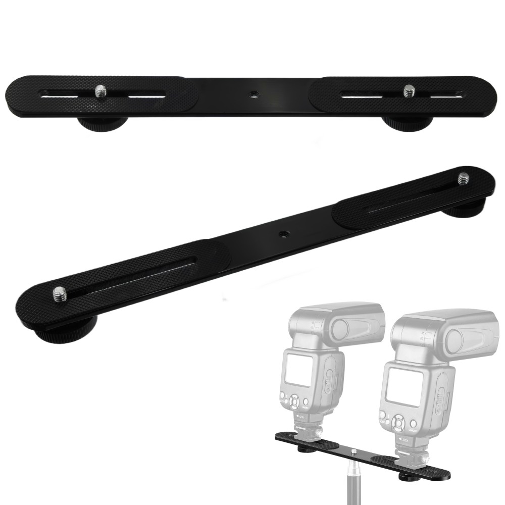 Dual Flash Bracket 1/4'' Screw - Photography Led Lighting Kit review and price