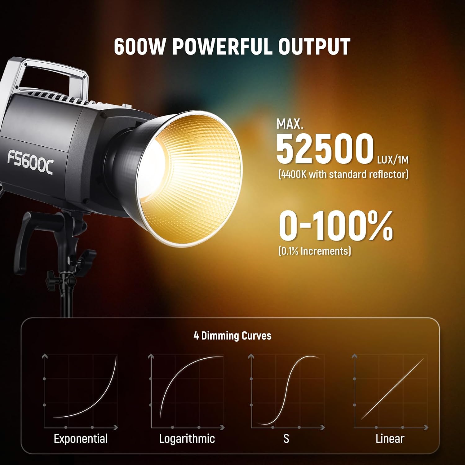 NEEWER FS600C 600W RGB COB LED - Photography Lighting App review and price