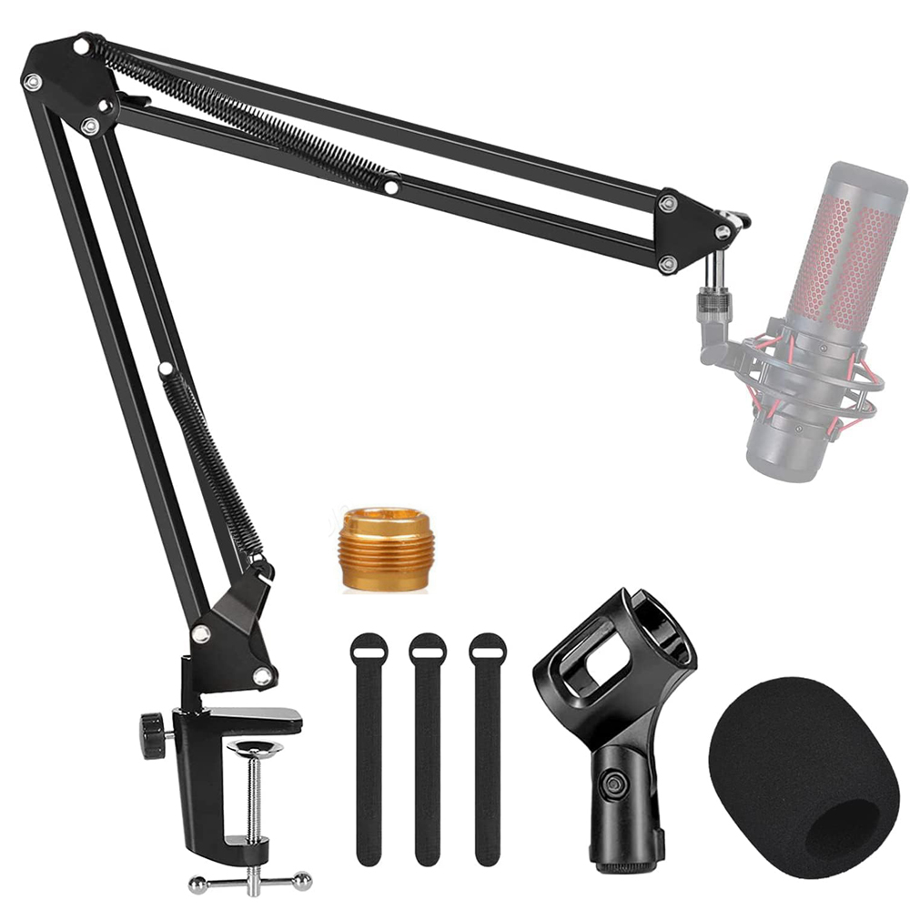 Articulated Arm Microphone Sta - Boom Arm Stand review and price