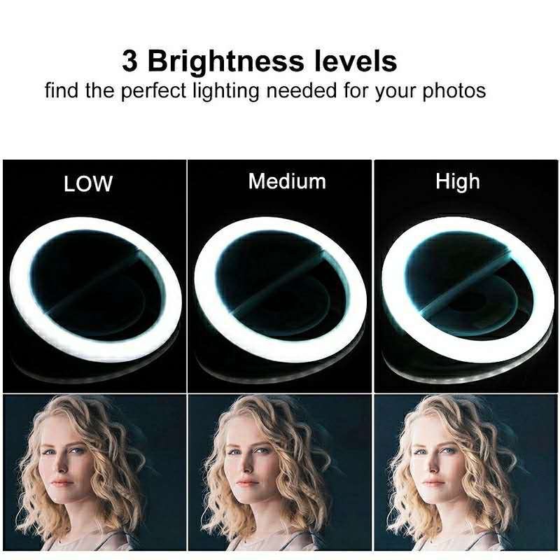LED Selfie Ring Light 3 Level  - Photography Lighting Studio review and price