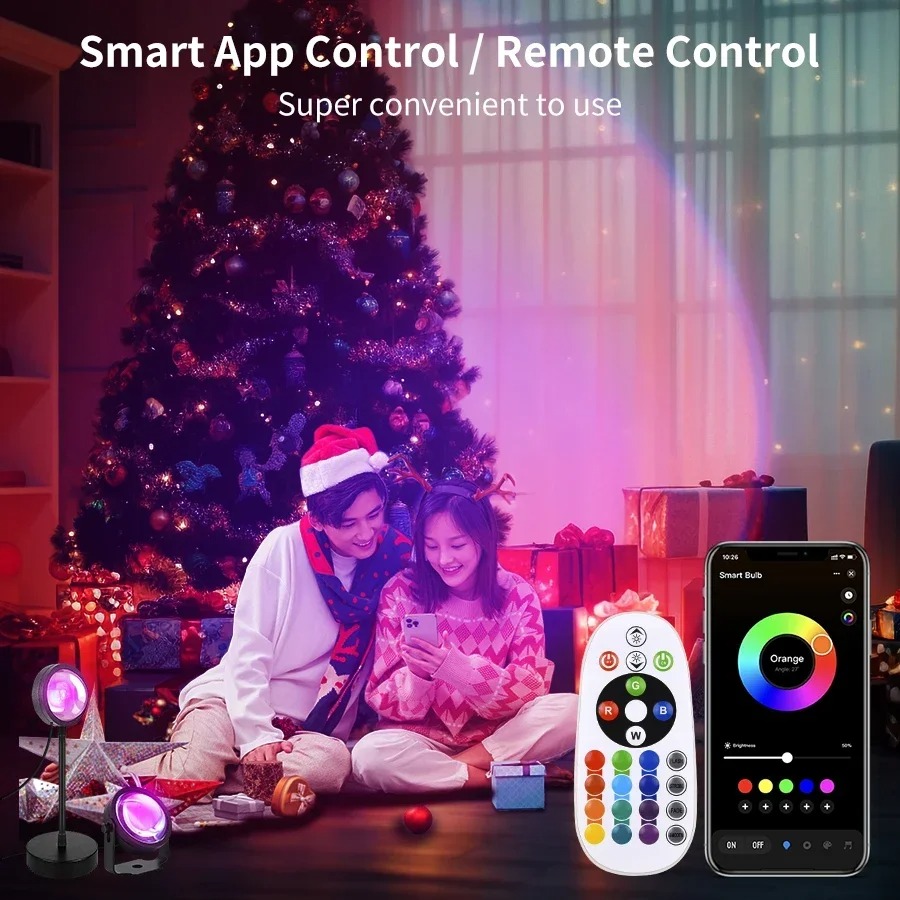 Tuya Smart Led Sunset Projecto - Photography Lighting App review and price