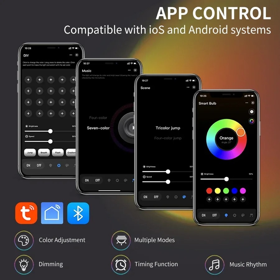 Tuya Smart Led Sunset Projecto - Photography Lighting App review and price