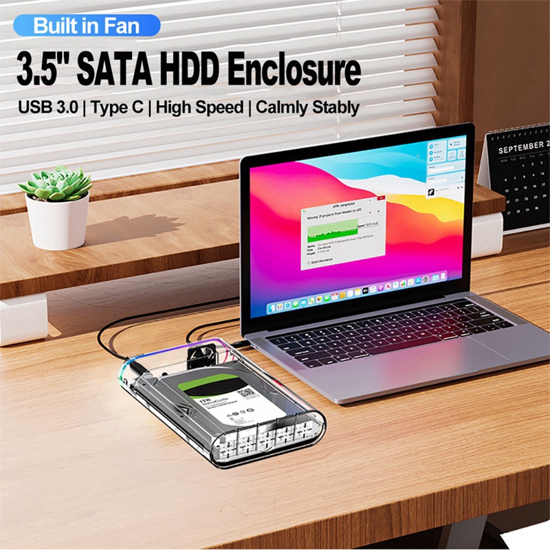 3.5IN HDD/SSD Enclosure Transp - Photography Lighting Color review and price