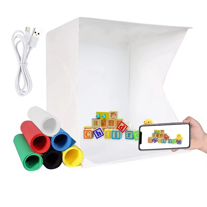 Folding Lightbox Portable Phot - Photography Led Lighting Kit review and price