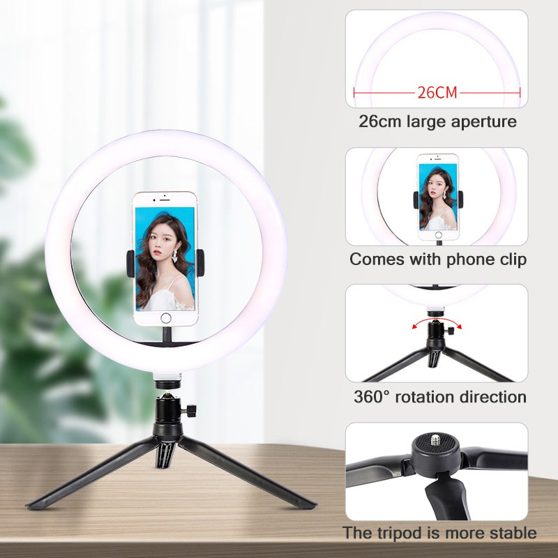 26cm 10 inch Led Ring Selfie L - Photography Led Lighting Kit review and price