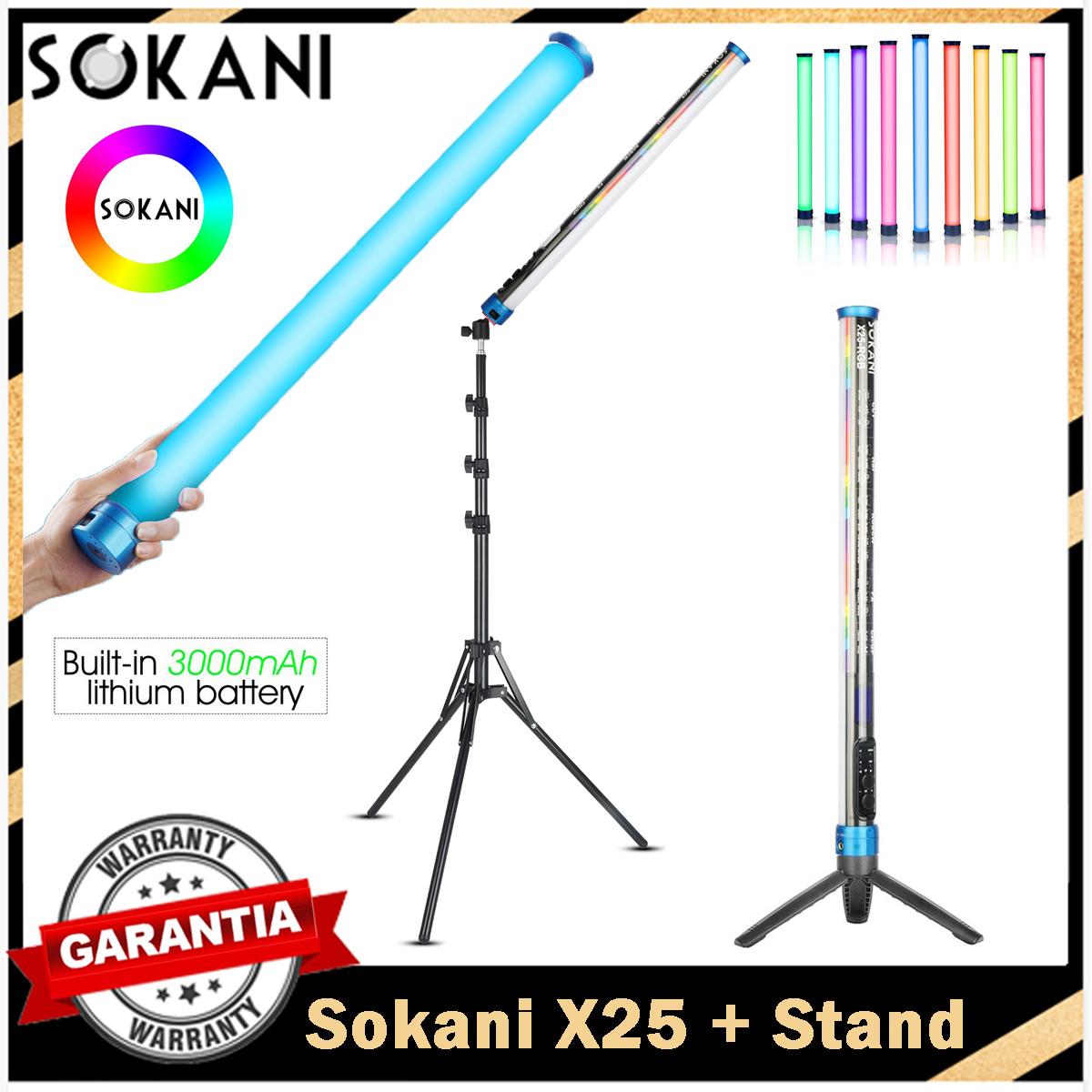 Sokani X25 RGB LED Video Light - Photography Lighting App review and price