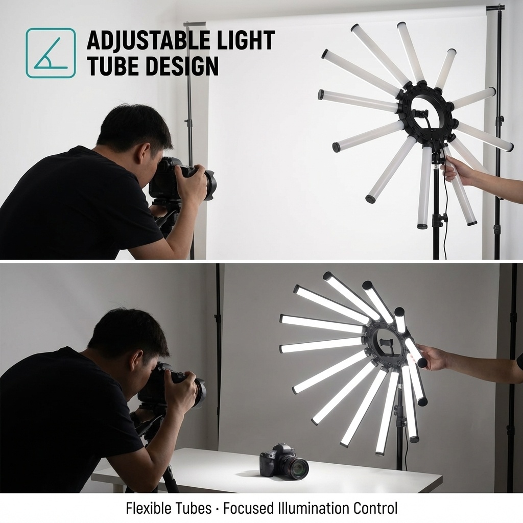 12 Arms Multi Tube Photography - Photography Led Lighting Kit review and price