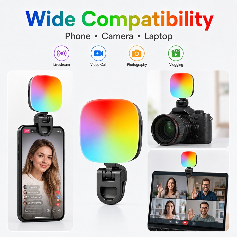 Portable RGB LED Fill Light Po - Photography Lighting Handheld review and price
