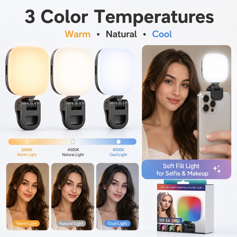 Portable RGB LED Fill Light Po - Photography Lighting Handheld review and price