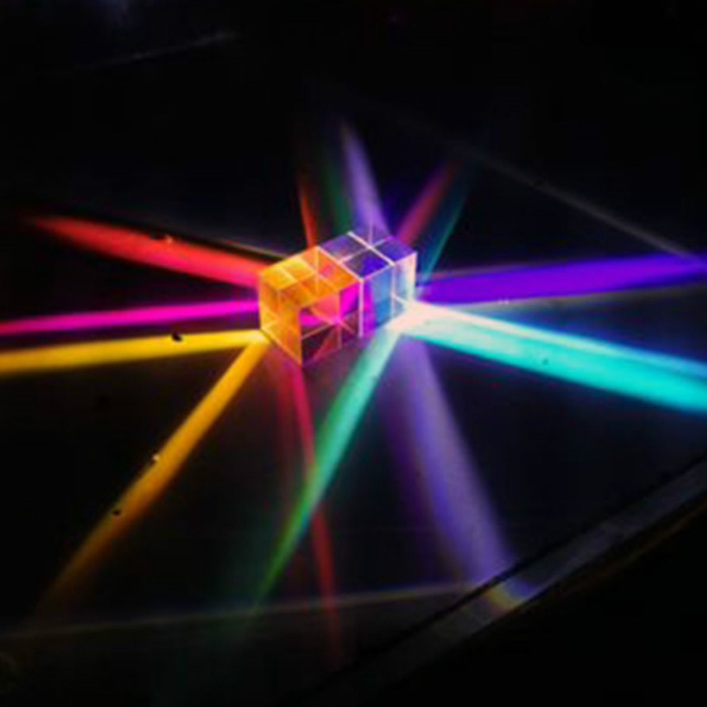 Glass Cube 23mm Dichroic Prism - Lighting Glass Photography review and price