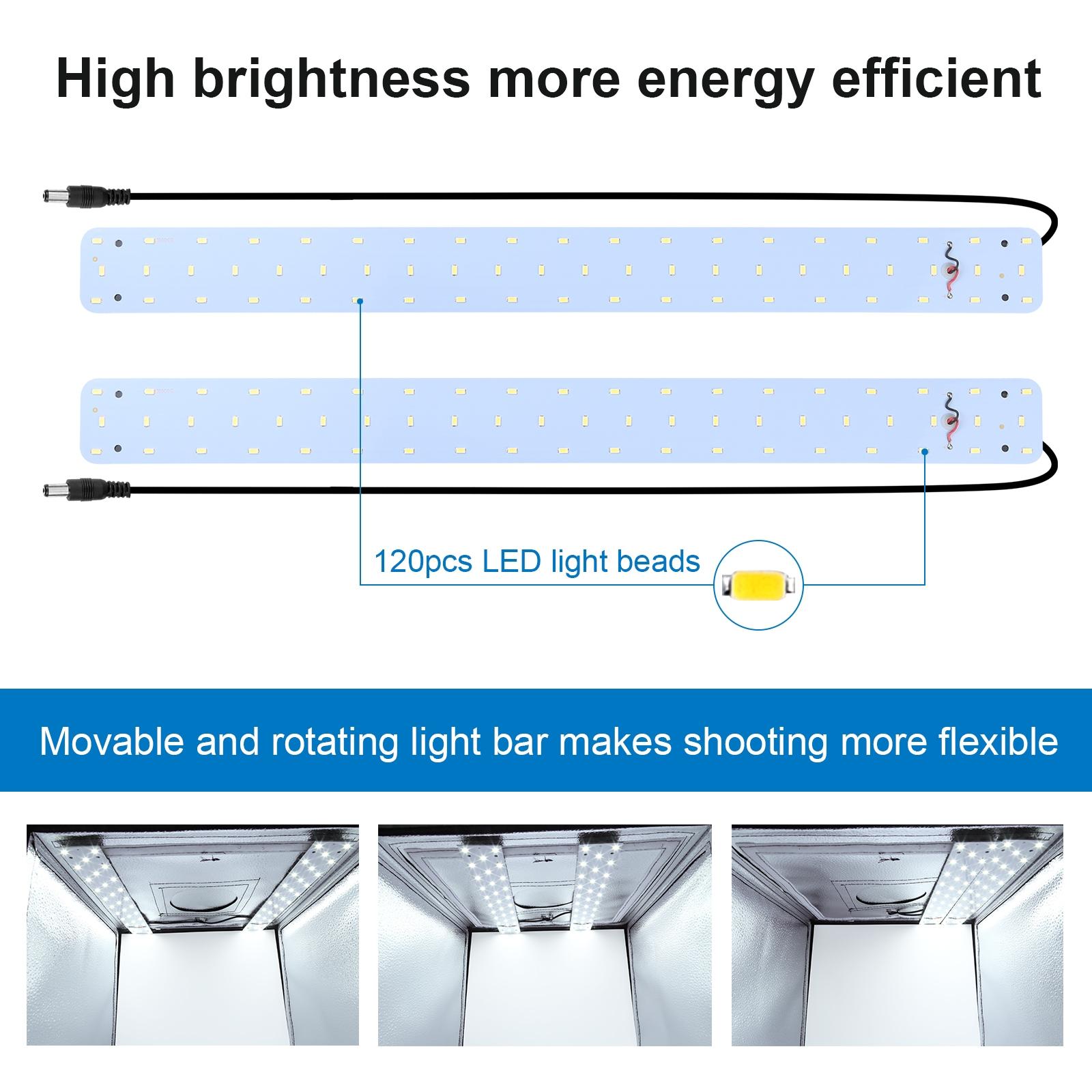 PULUZ 60cm Photo Studio Light  - Photography Led Lighting Kit review and price
